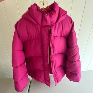 Pink thick puffer  💕
